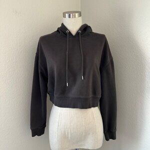 AS Colour Hooded Sweatshirt Relax Fit French Terry Dropped Shoulders Brown XS